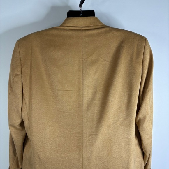 Chaps Ralph Lauren Men's Camel Suede Blazer Sport Coat Jacket Size 41R - Picture 12 of 16
